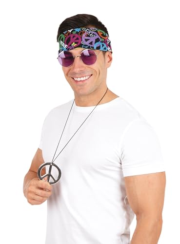 ptit-clown-22697-hippie-zubeh-r-set-erwachsene-mehrfarbig image 7