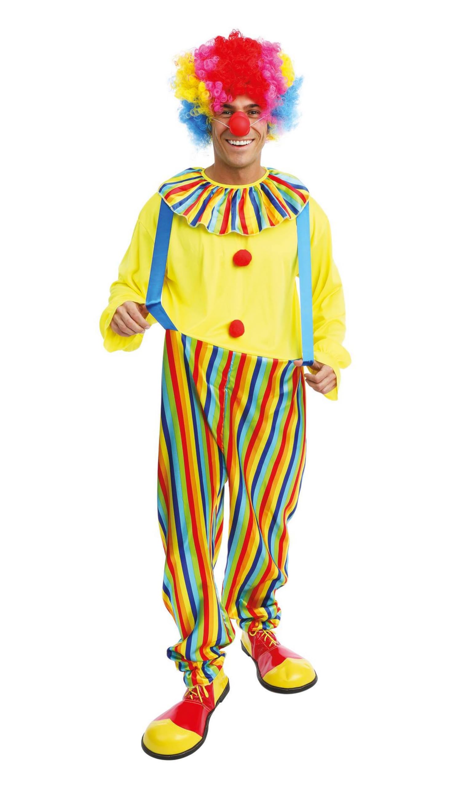 p-tit-clown-clown-kost-m-f-r-erwachsene-mehrfarbig image 2