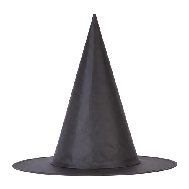 p-tit-clown-hexenhut-schwarz-stoff-f-r-erwachsene image 1