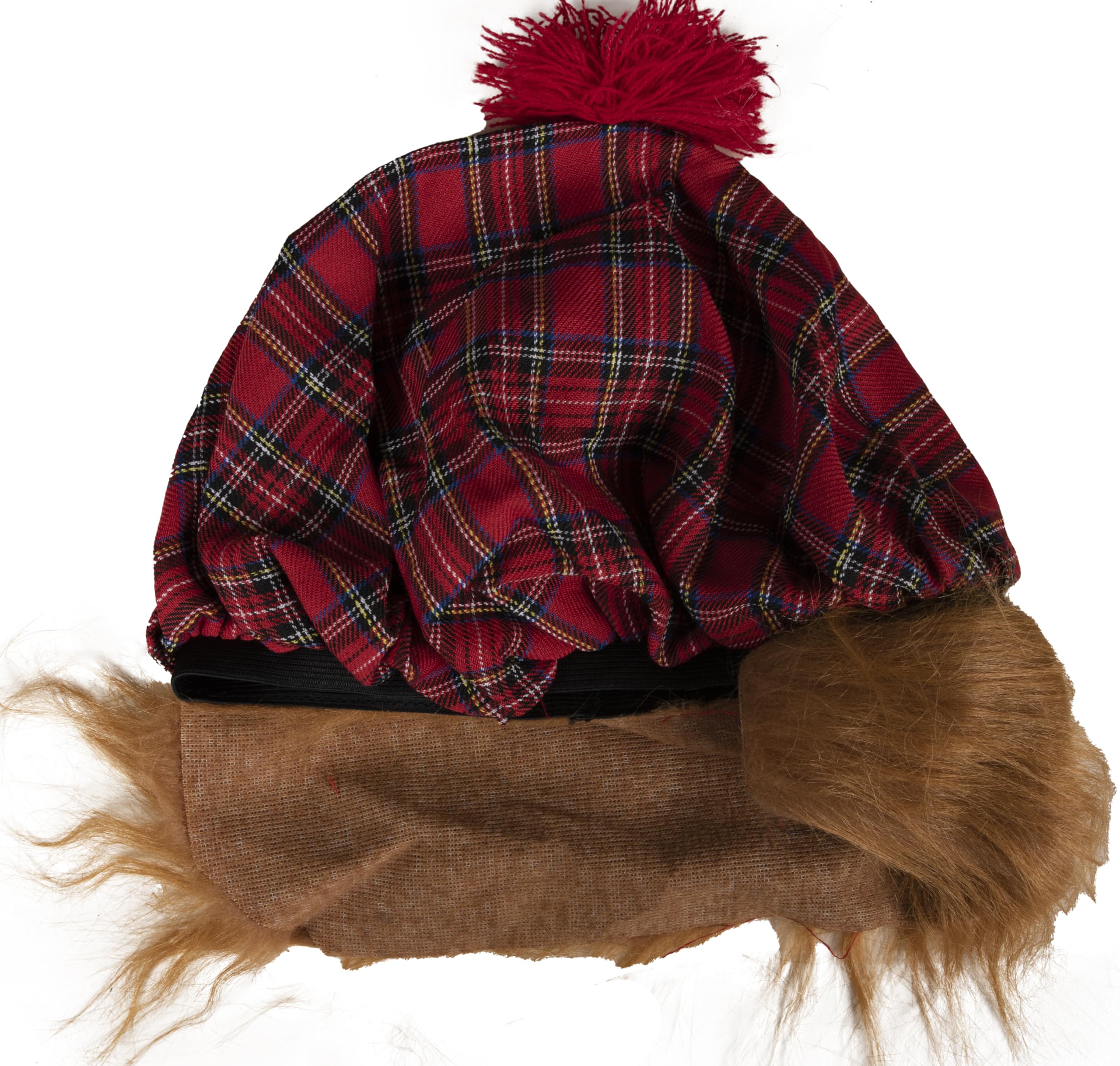 ptit-clown-77310-schotten-barett-mit-haar-mehrfarbig-erwachsene-59-cm image 3