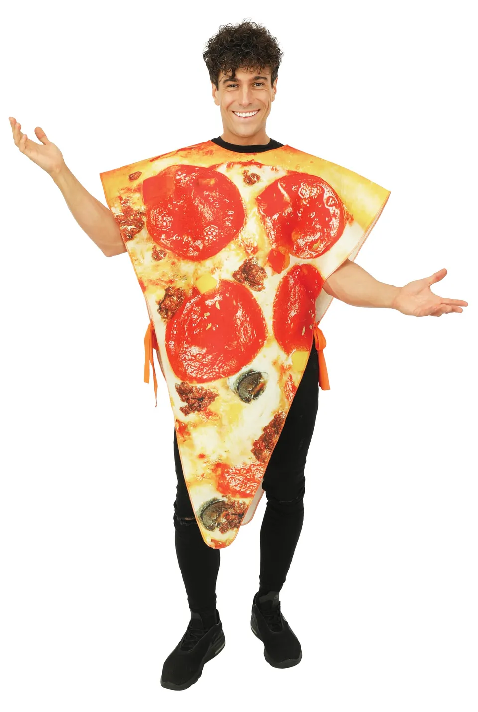 ptit-clown-food-tunika-kost-m-erwachsene-einheitsgr-e-ei-pizza-pommes-hotdog-bur image 1