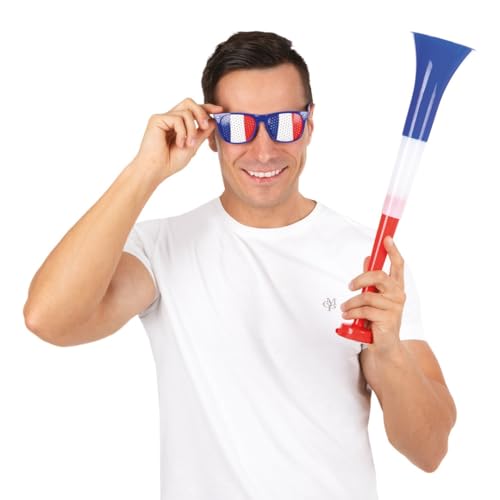 ptit-clown-teleskop-trompete-frankreich-blau-wei-rot-fan-trompete image 7