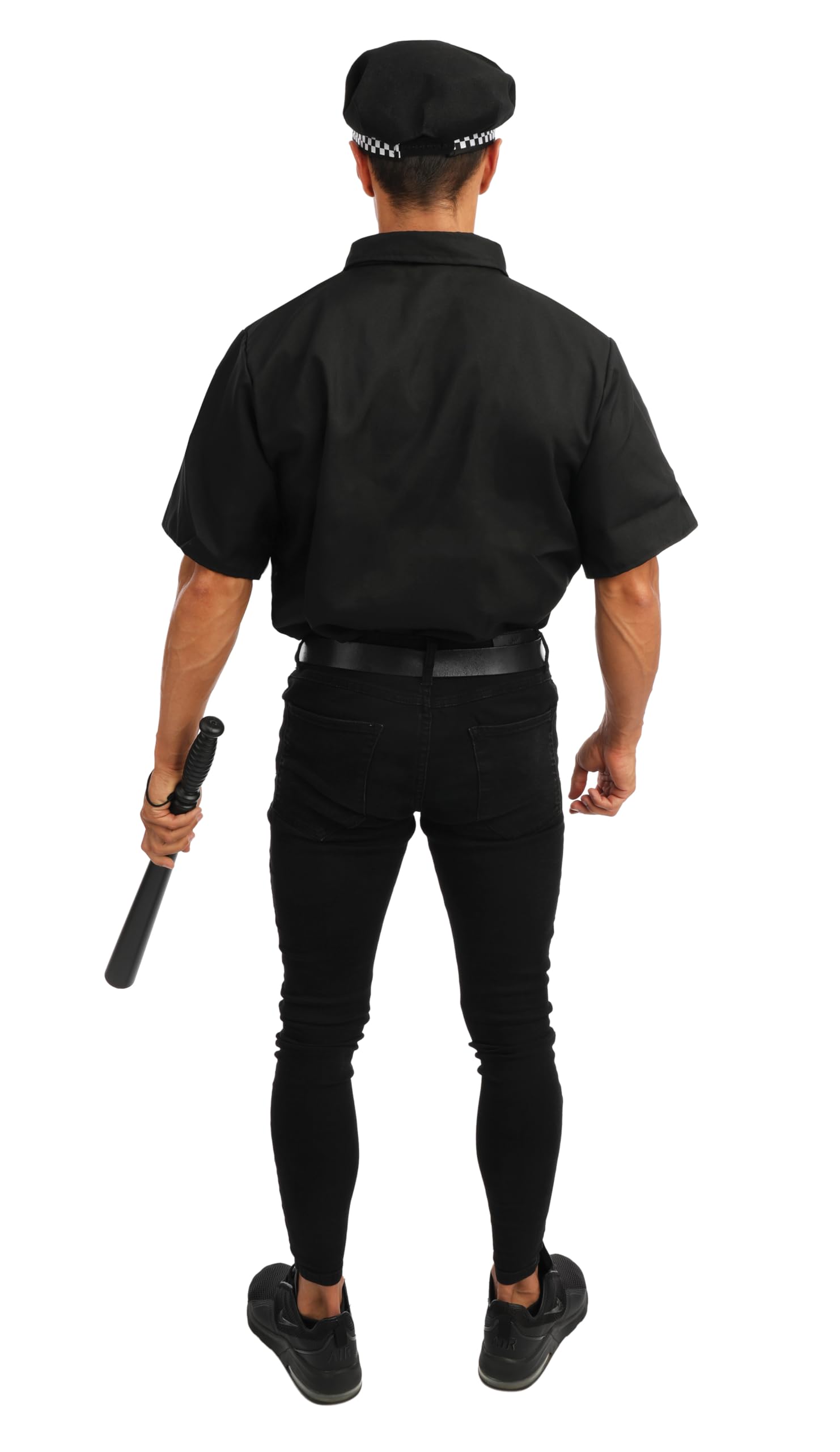 p-tit-clown-polizeikost-m-f-r-erwachsene-hemd-mit-kappe image 3