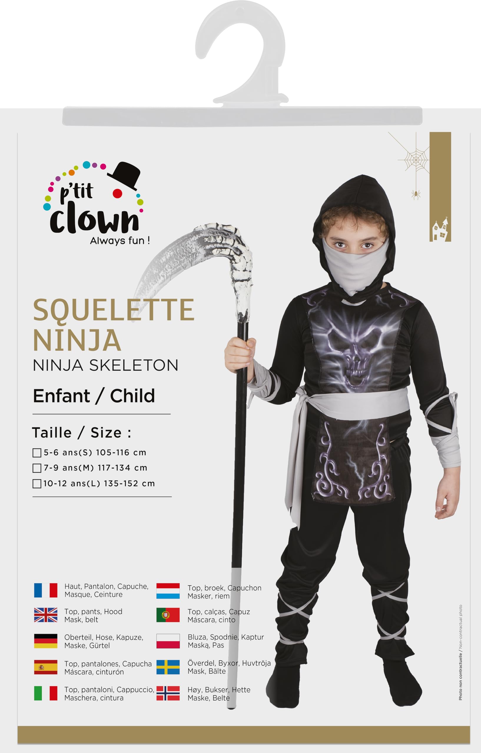 p-tit-clown-ninja-skelett-kinderkost-m-halloween-4-teilig image 5