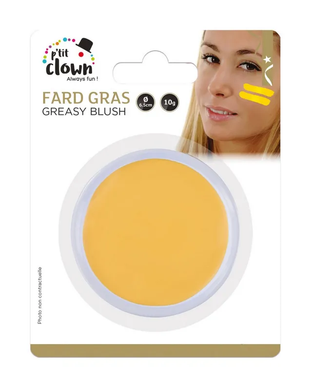 ptit-clown-lidschatten-rund-gelb-kost-m-make-up image 1