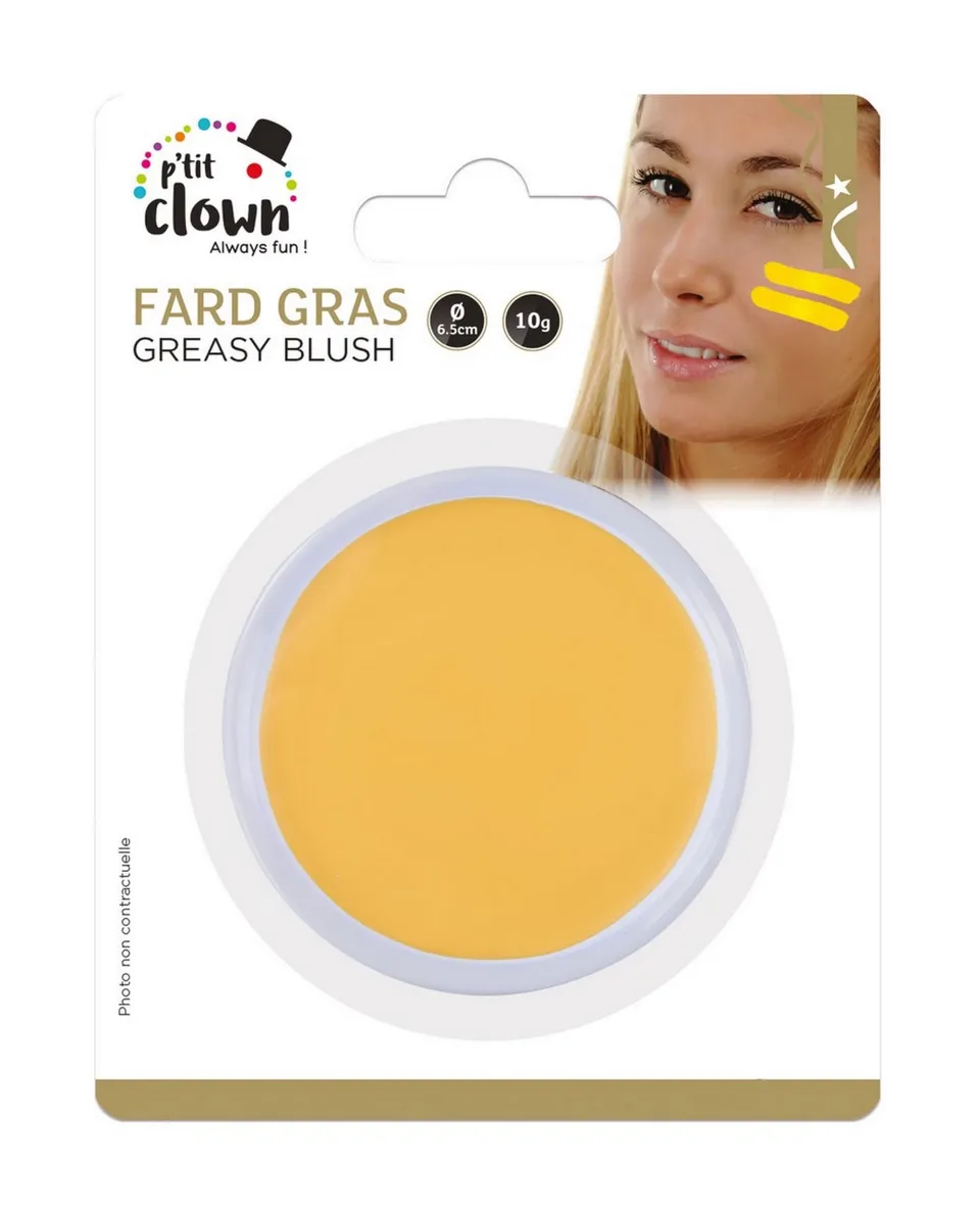 ptit-clown-lidschatten-rund-gelb-kost-m-make-up image 1