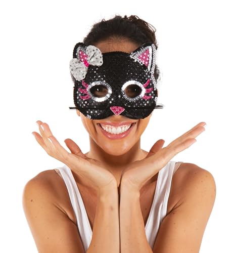 ptit-clown-augenmaske-katze-mit-pailletten-einheitsgr-e image 7