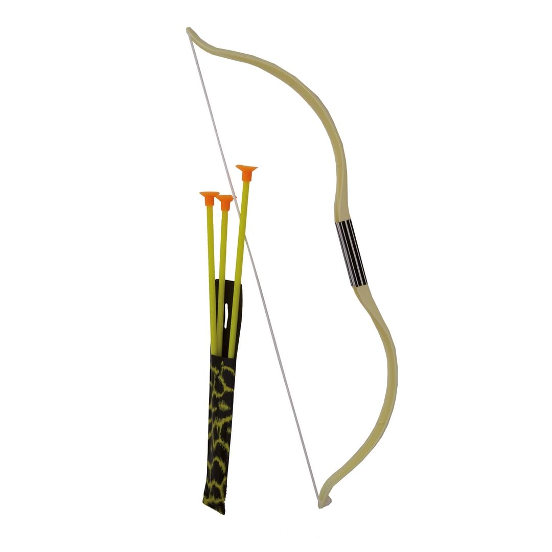 p-tit-clown-indianerbogen-wei-52-cm-mit-3-pfeilen-und-k-cher-kost-mset image 1