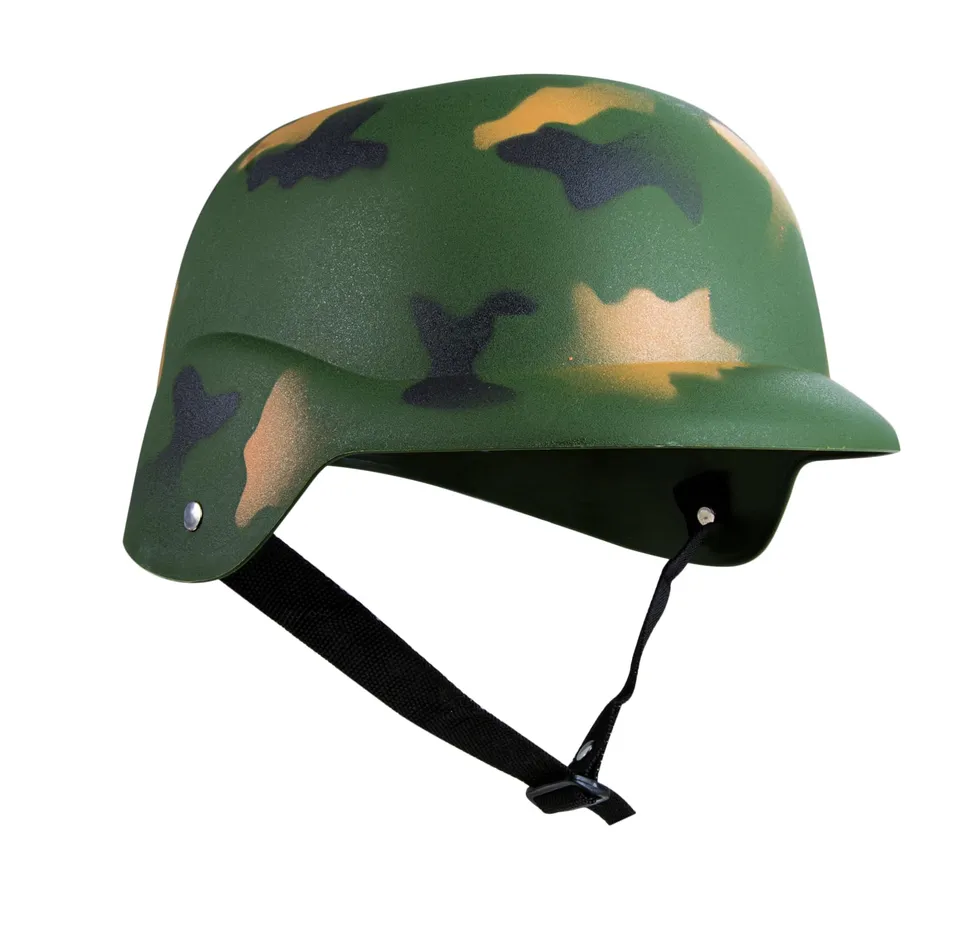 ptit-clown-14825-milit-rhelm-tarnhelm-khaki-erwachsene-kost-m-accessoire image 1