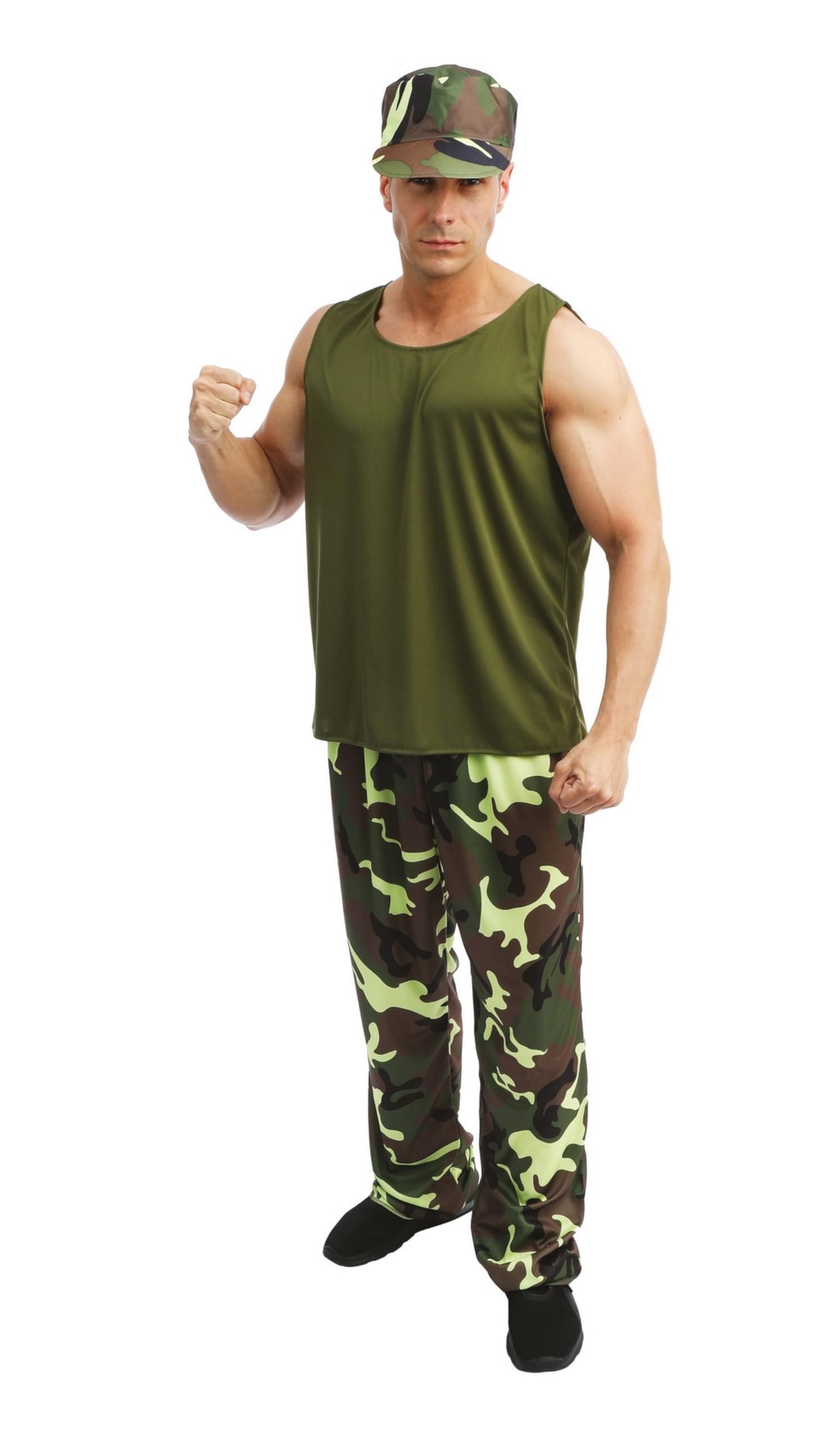 p-tit-clown-23306-erwachsenenkost-m-milit-r-soldat-rankgitter-l-xl image 2