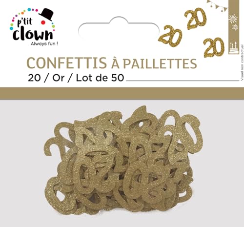 p-tit-clown-21046-glitzer-konfetti-gold-zahl-20-50-st-ck image 5