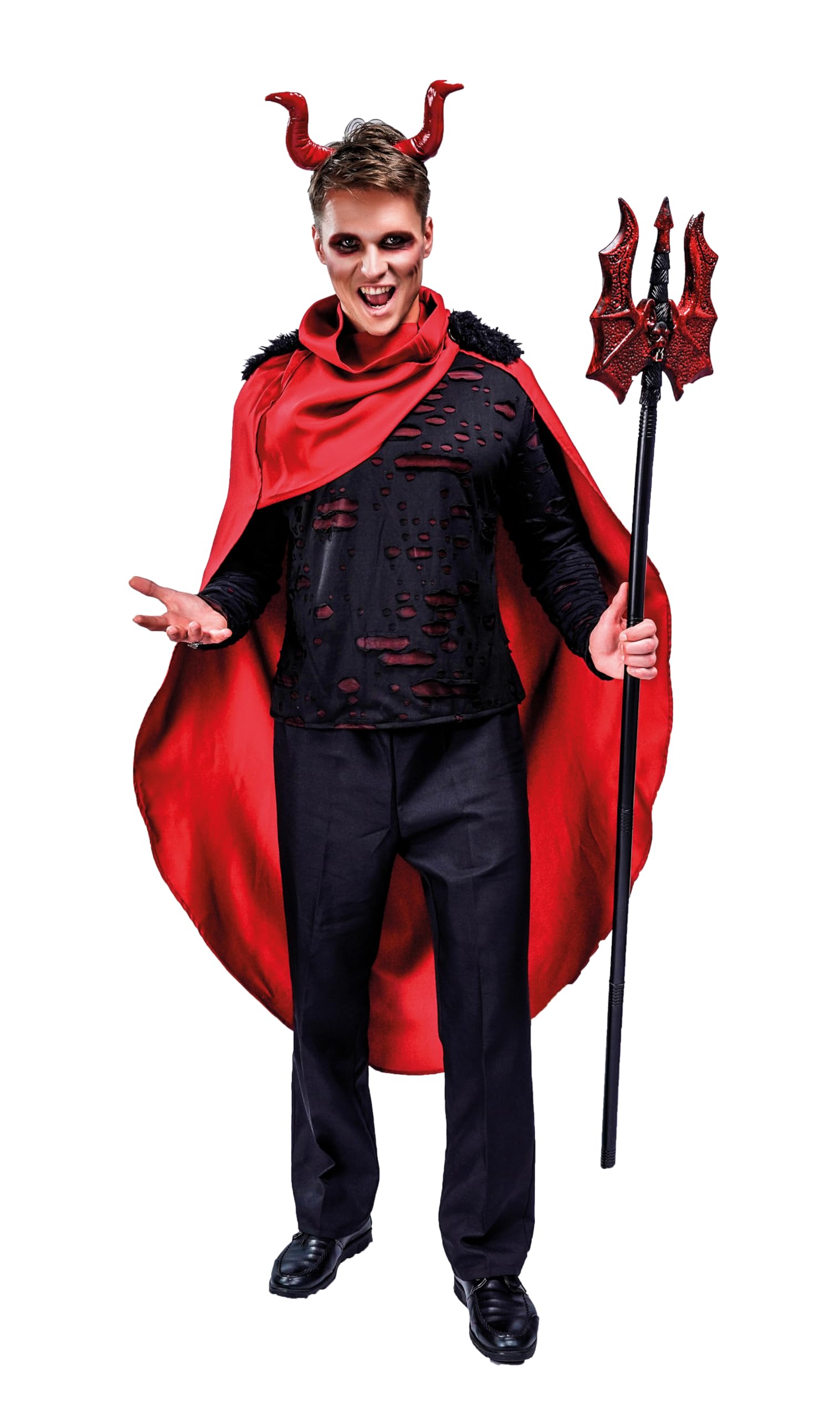 p-tit-clown-teufelskost-m-rot-damen-erwachsenenkost-m-mit-kleid-und-g-rtel image 1