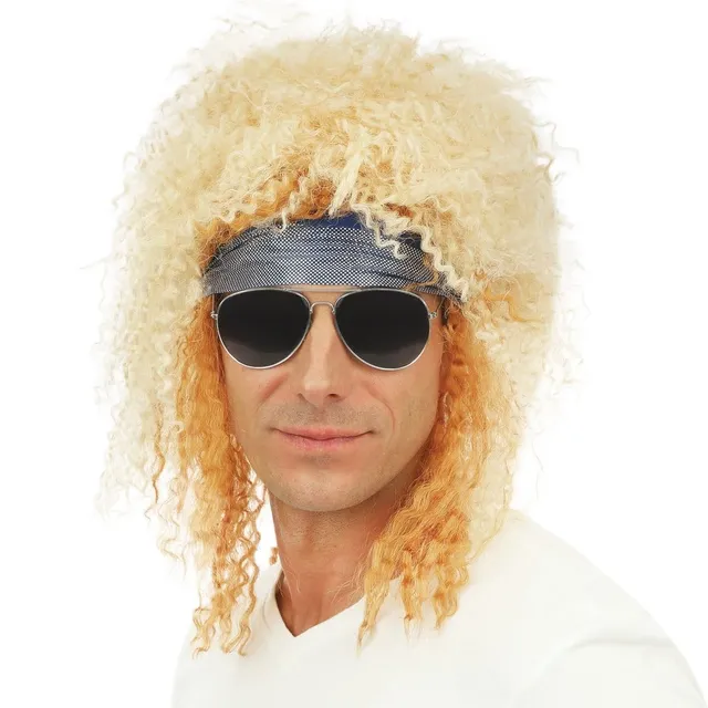 ptit-clown-23750-rockerper-cke-blond-mit-stirnband-erwachsene image 1