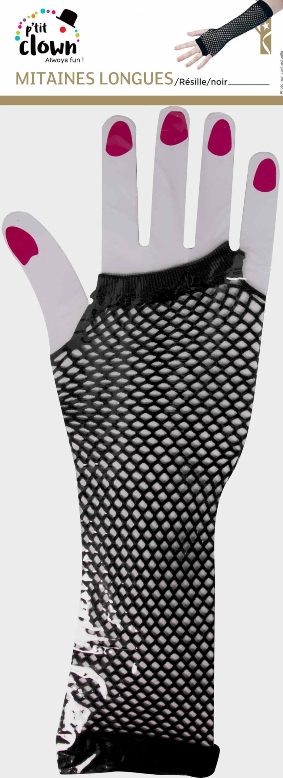 ptit-clown-lange-netz-handschuhe-schwarz-one-size-damen image 4