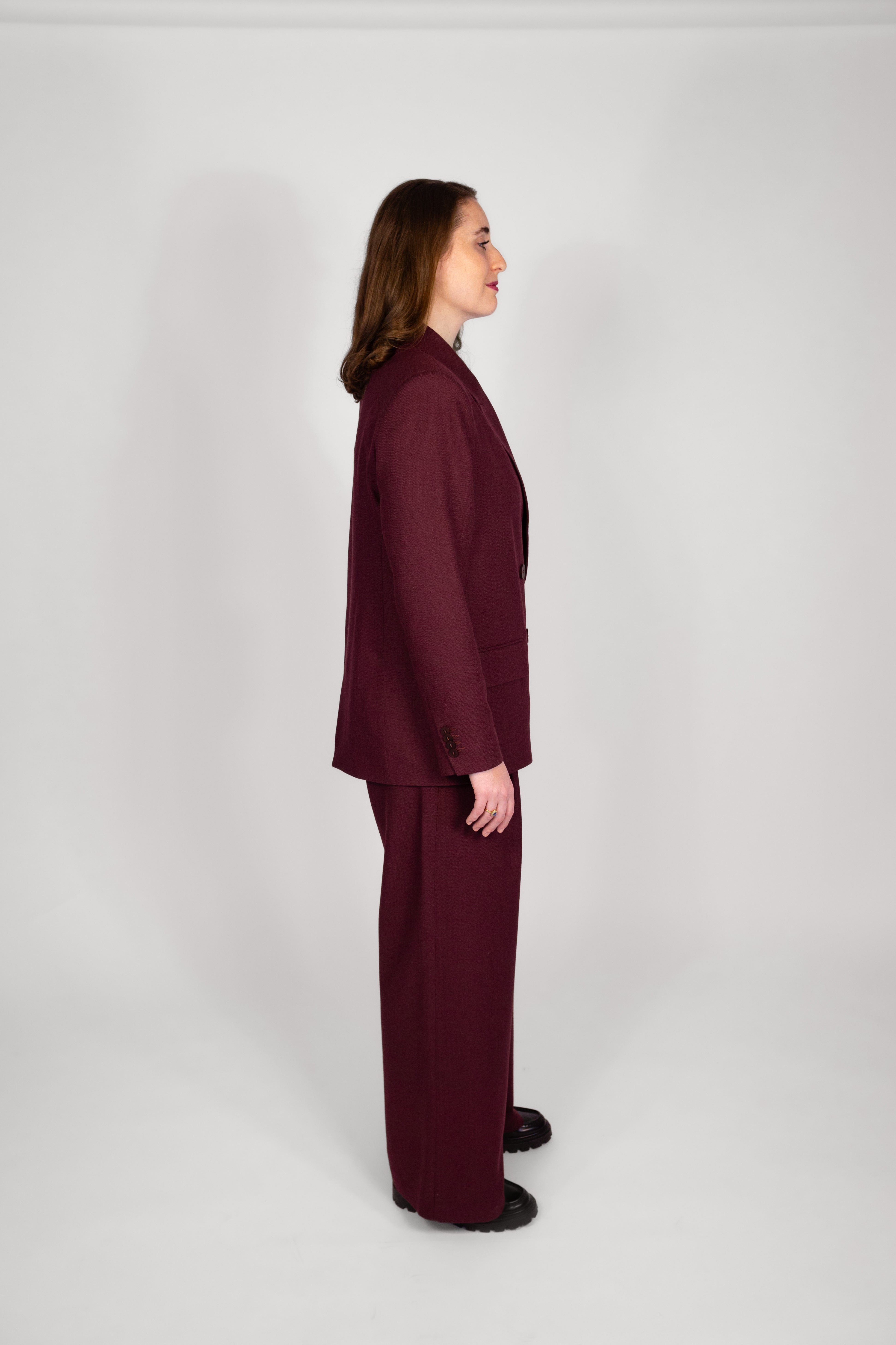 lotta-ludwigson-alva-blazer-deep-burgundy-herringbone image 5
