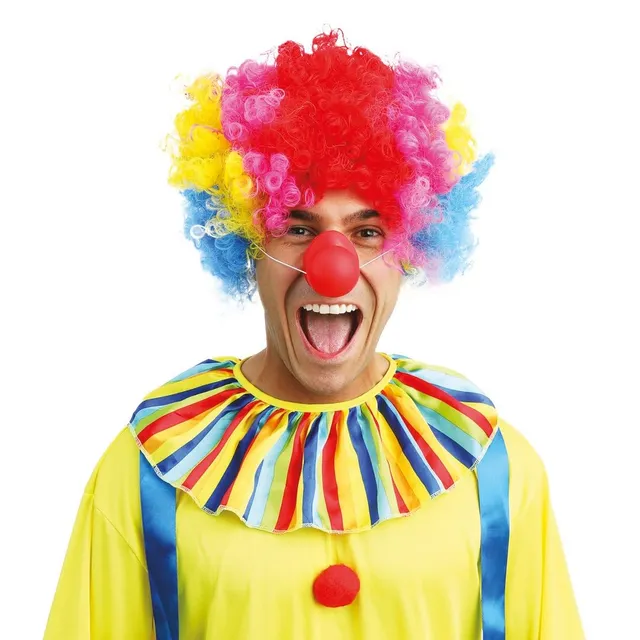 ptit-clown-clown-nase-rot-quietsch-kost-m-accessoire-mit-gummiband image 1