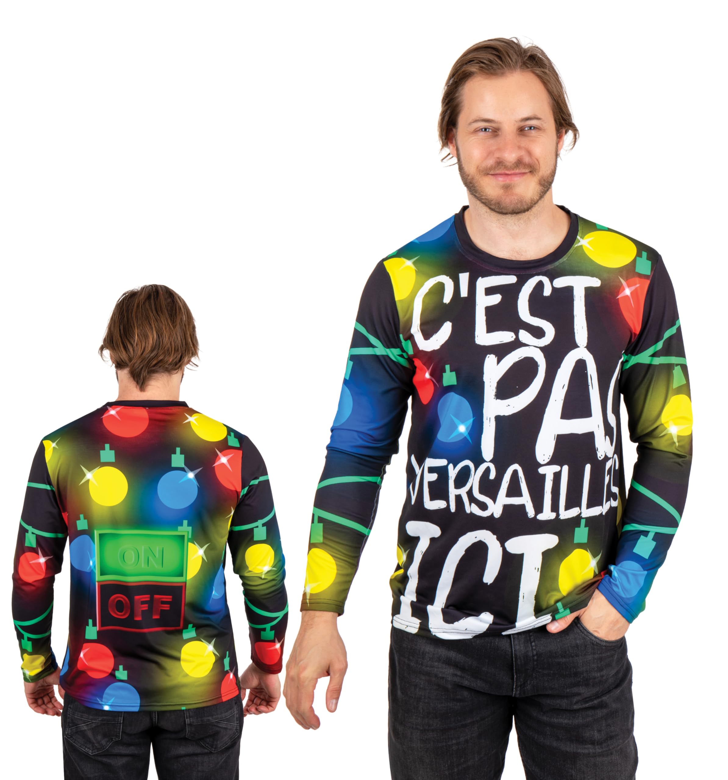 ptitclown-t-shirt-de-no-l-c-est-pas-versailles-ici-erwachsene image 1