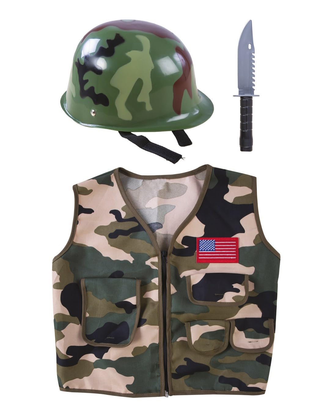 p-tit-clown-kit-militaire-kinder-kost-m-multicolor image 1