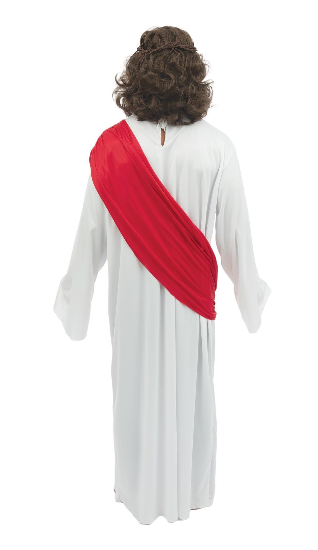 ptit-clown-vegaoo-jesus-kost-m-erwachsene-wei-rot-religi-se-robe-mit-umhang image 3