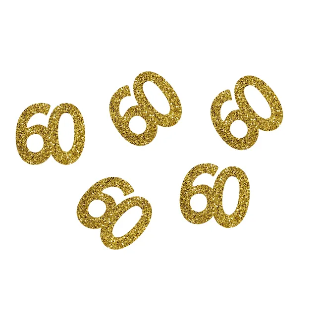 p-tit-clown-glitzer-konfetti-zahl-60-gold-50-st-ck-tischkonfetti image 1