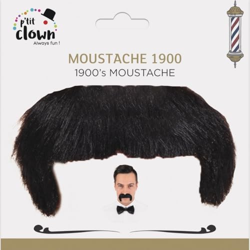 ptit-clown-89036-schnurrbart-1900er-jahre-schwarz image 7
