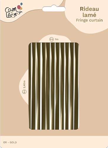 ptit-clown-cam-et-leon-deko-set-gold-lamellenvorhang-240x100-cm image 7