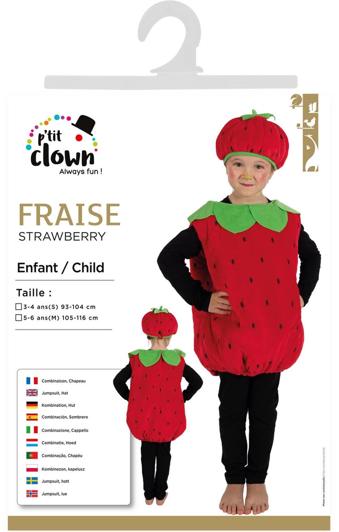 ptit-clown-erdbeer-kost-m-kinderkost-m image 5