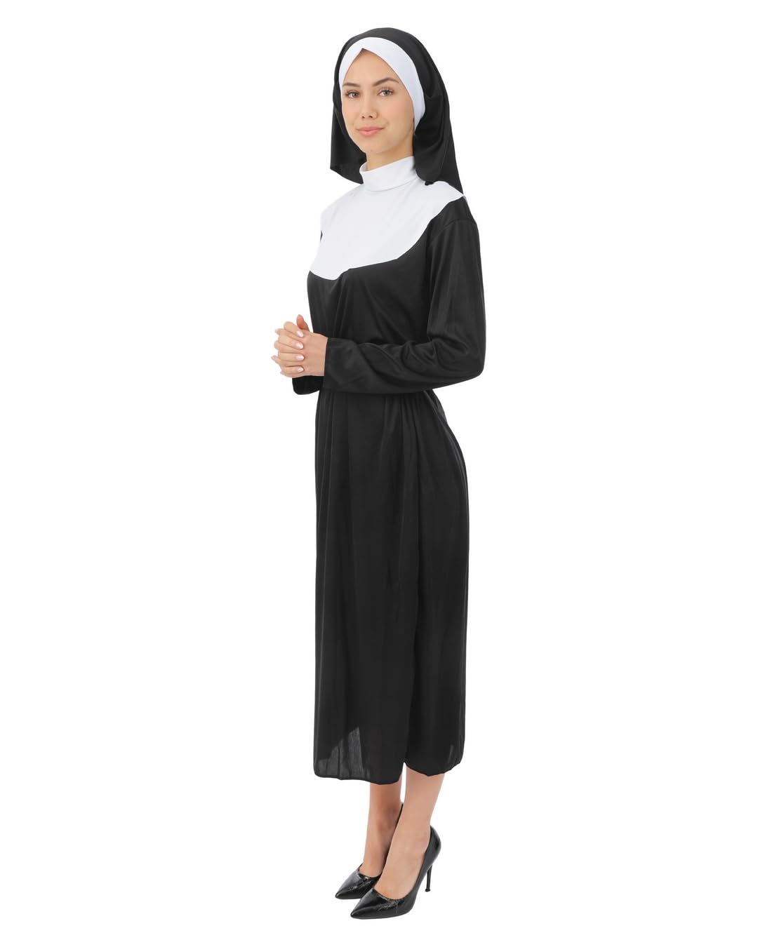p-tit-clown-21144-nonnen-kost-m-gute-schwester-l-xl-schwarz-wei image 2