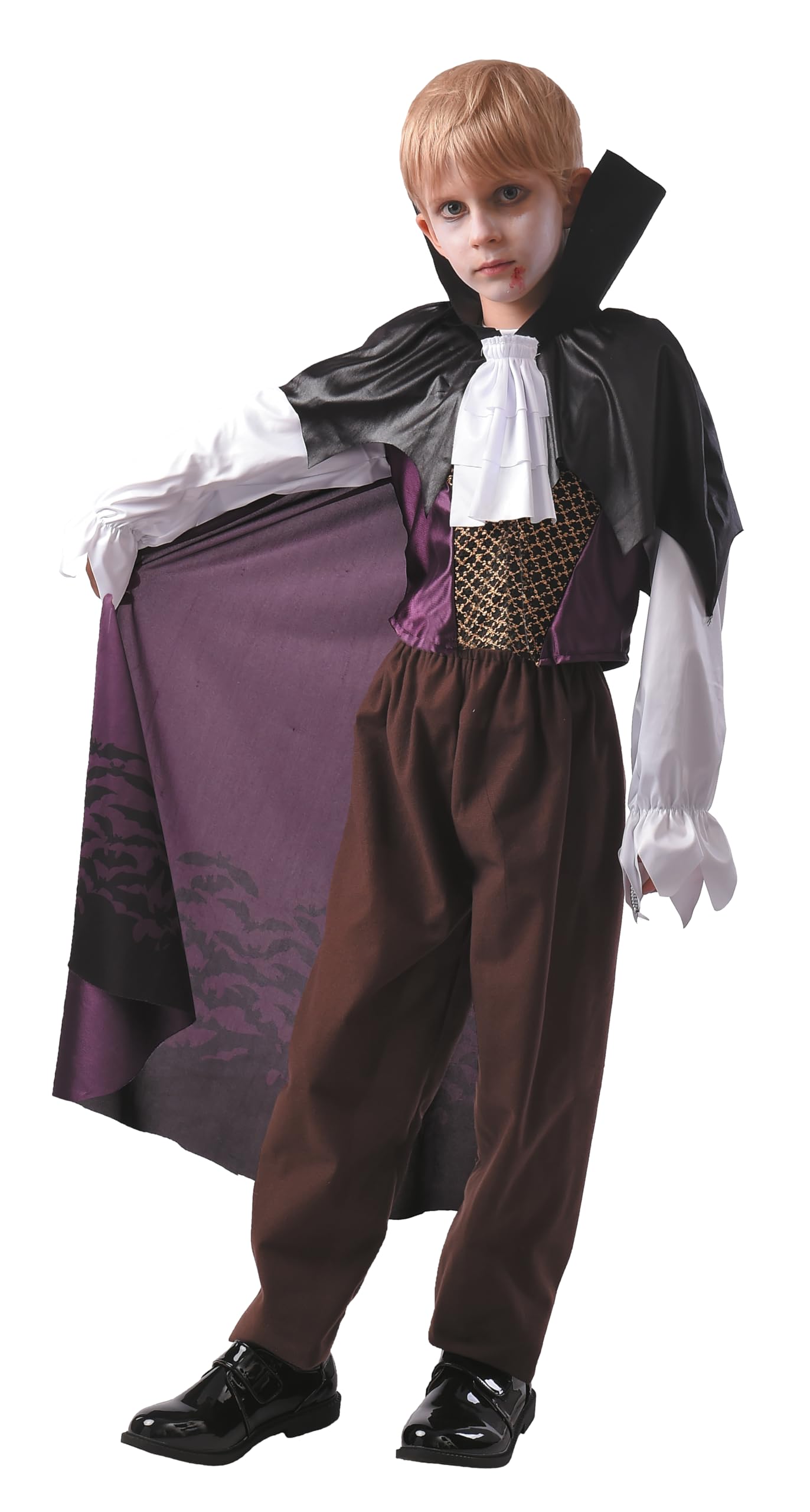 ptit-clown-kost-m-vampir-fledermaus-junge-5-6-jahre-kinderkost-m image 1