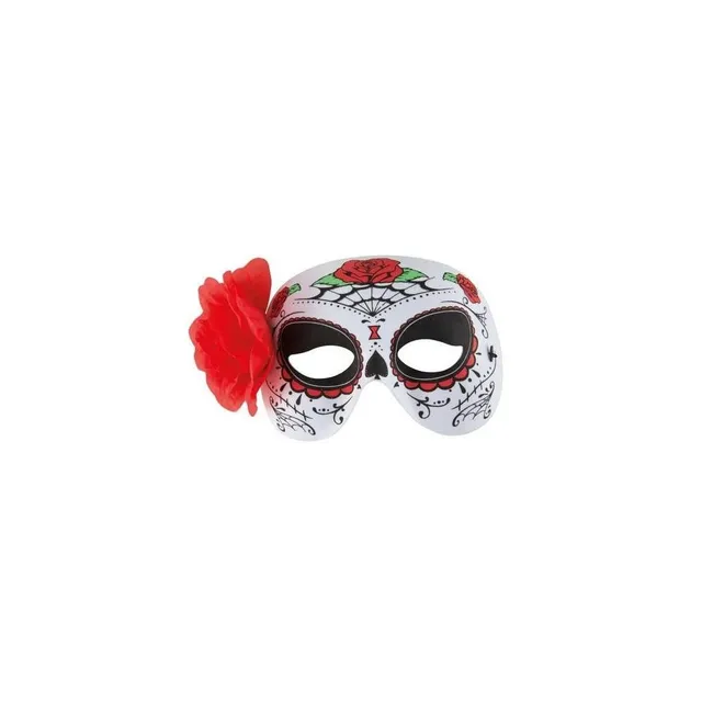 p-tit-clown-42043-wolf-stoff-mit-blume-day-of-the-dead-einheitsgr-e image 1