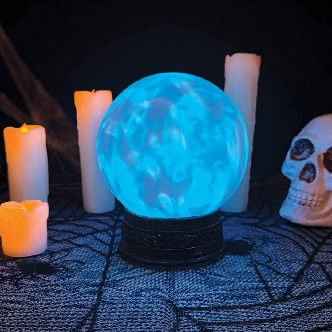 ptit-clown-45507-animierte-halloween-kristallkugel-18-cm-mit-sound-licht-bewegun image 4