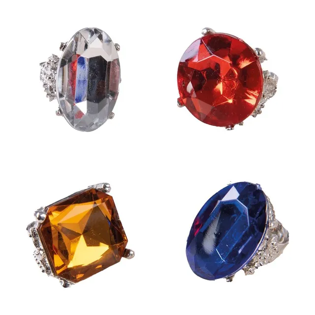 p-tit-clown-10003-ring-falscher-edelstein-verstellbar-zufallsfarbe image 1
