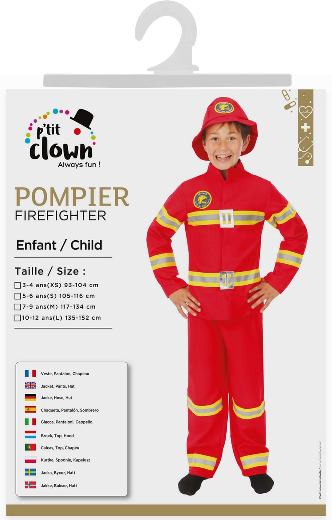 p-tit-clown-feuerwehrmann-kost-m-kind-10-12-jahre-rot image 6