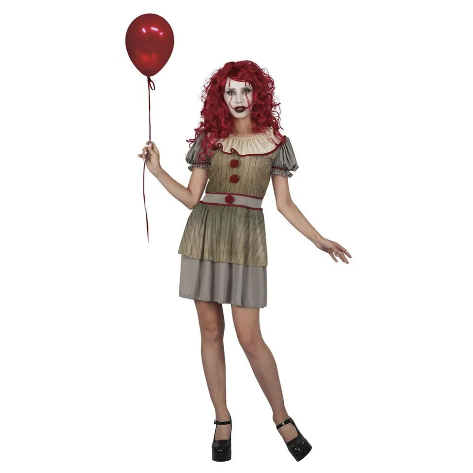 ptit-clown-grippe-sou-damen-kost-m-clown-gr-e-l image 1
