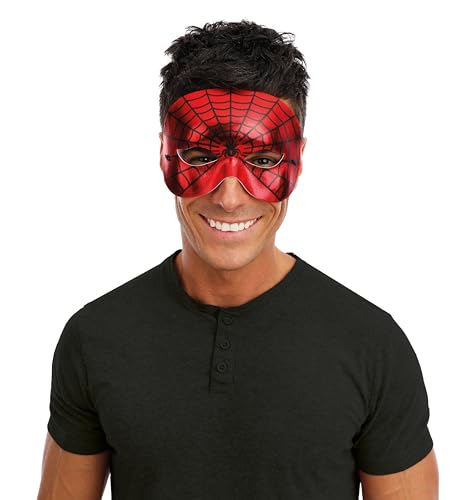 ptit-clown-maske-herren-spinne-rote-spinnennetz-maske-f-r-erwachsene image 8