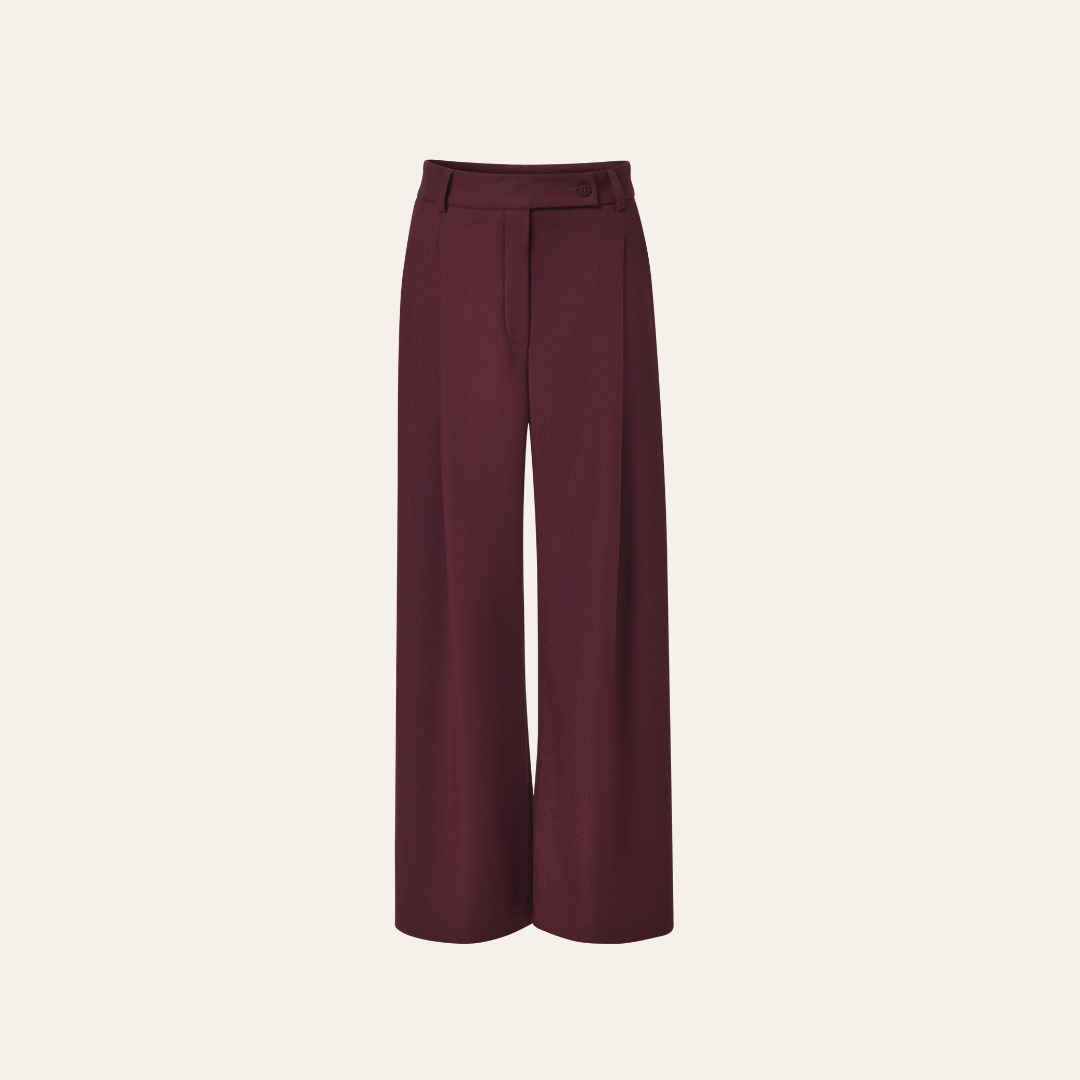 lotta-ludwigson-alva-pants-deep-burgundy-herringbone image 8
