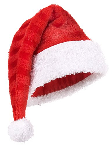 ptit-clown-weihnachtsmann-m-tze-gestreift-rot-erwachsene image 4