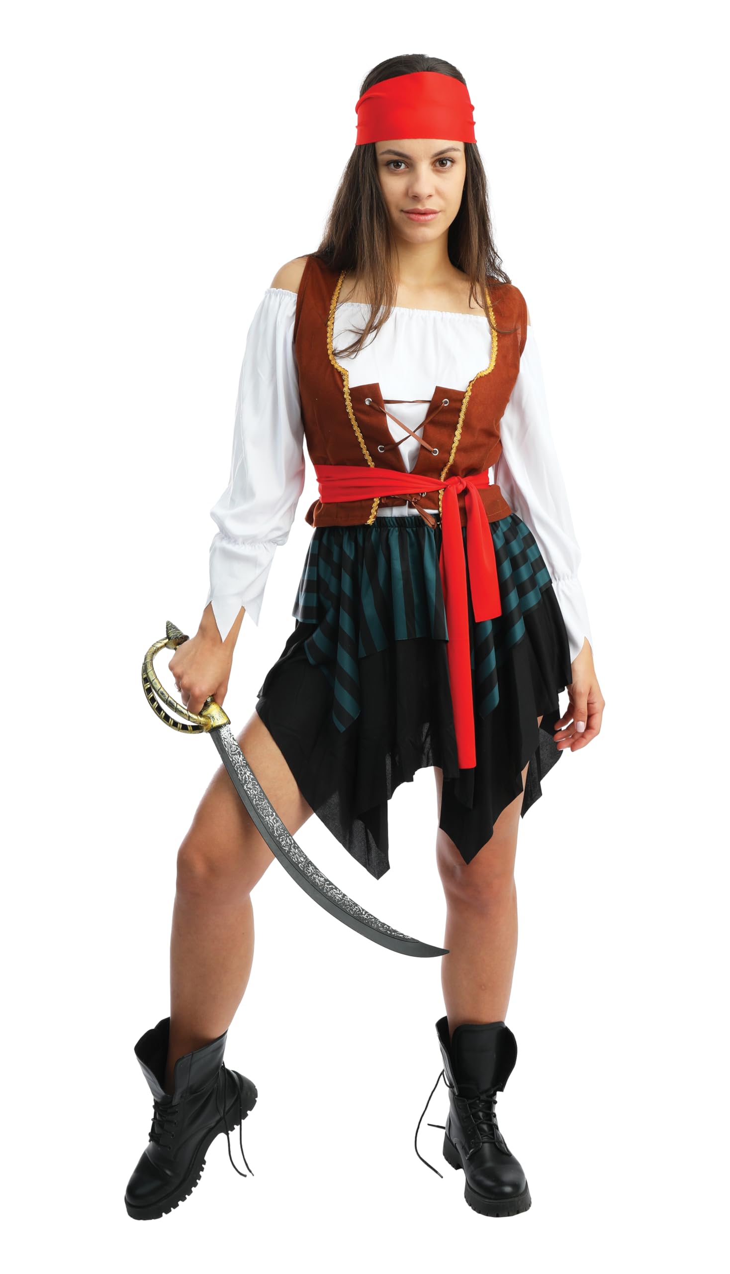 ptit-clown-89236-piratenkost-m-frau-5-teilig image 7