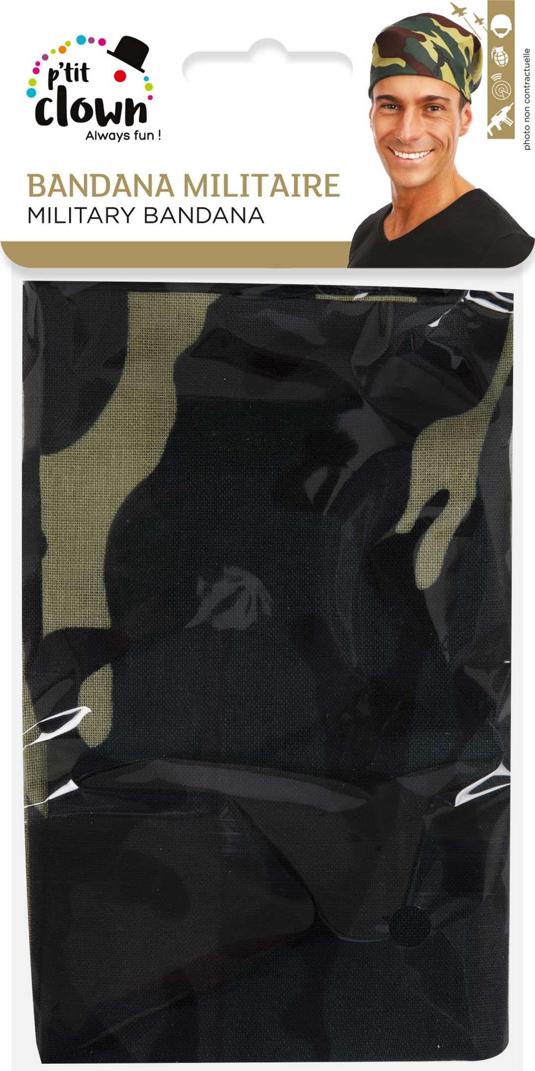 p-tit-clown-29185-milit-r-kost-m-accessoire-khaki image 4
