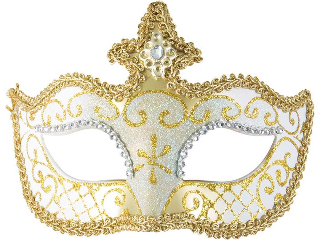 ptit-clown-venezianischer-wolf-kunststoff-maske-wei image 3
