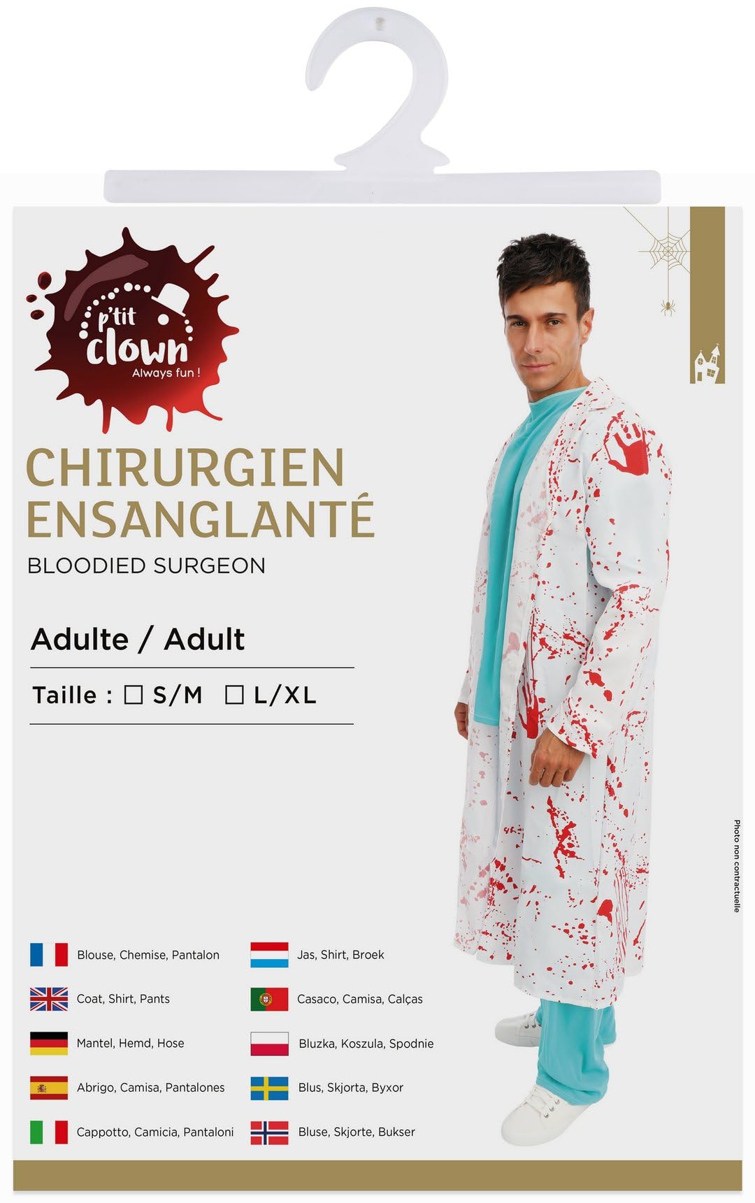 p-tit-clown-blutiger-chirurgin-kost-m-erwachsene-l-xl image 5
