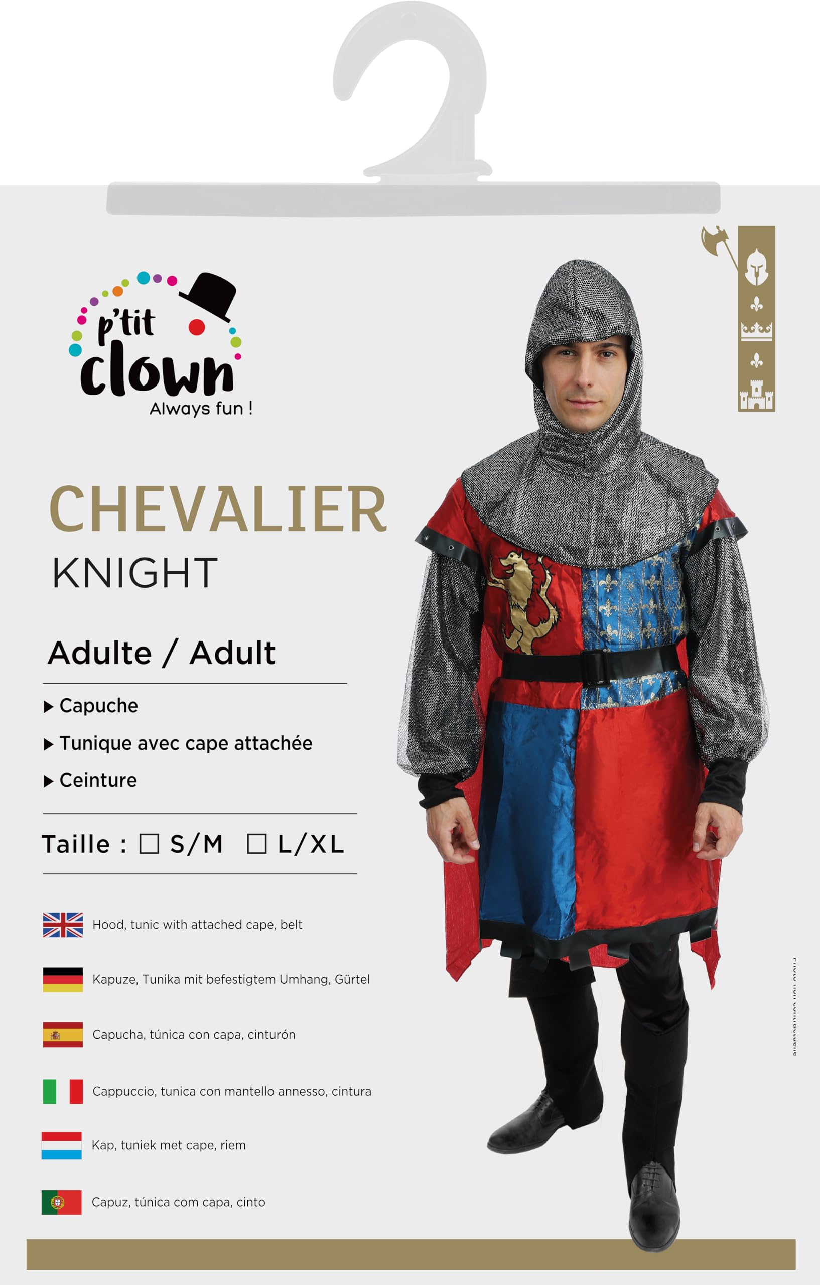 p-tit-clown-mittelalterliches-ritterkost-m-f-r-herren-authentisches-outfit-f-r-k image 6