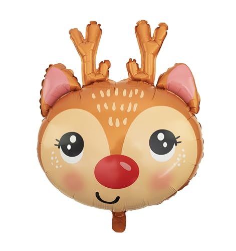 p-tit-clown-folienballon-kleines-rentier-55-cm-weihnachten image 4