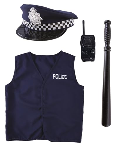p-tit-clown-polizei-kost-m-set-kind-einheitsgr-e-dunkelblau image 7