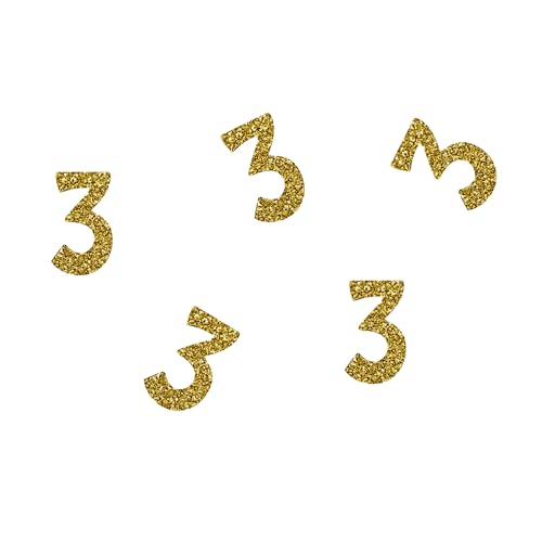 p-tit-clown-glitzer-konfetti-zahl-3-gold-50-st-ck-tischkonfetti image 4