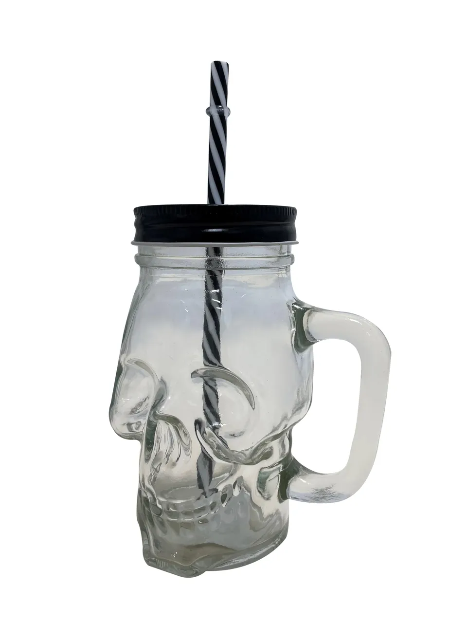 ptit-clown-21059-totenkopfglas-500-ml-mit-strohhalm image 1