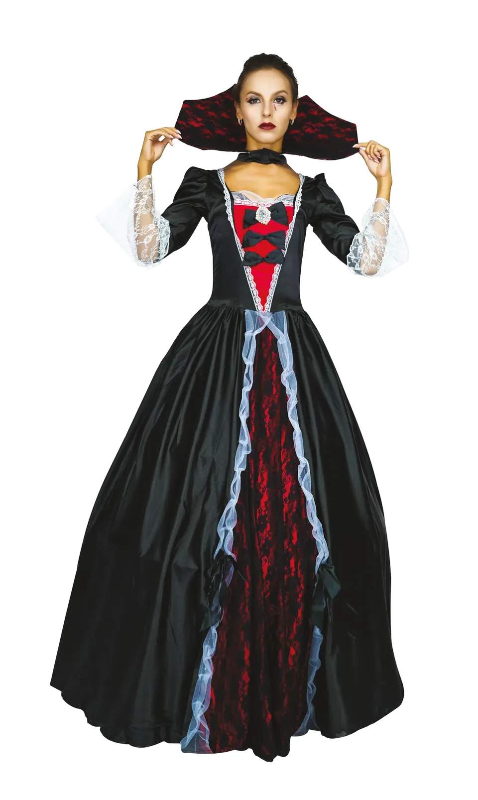 ptit-clown-vampiress-kost-m-damen-halloween-erwachsene image 1