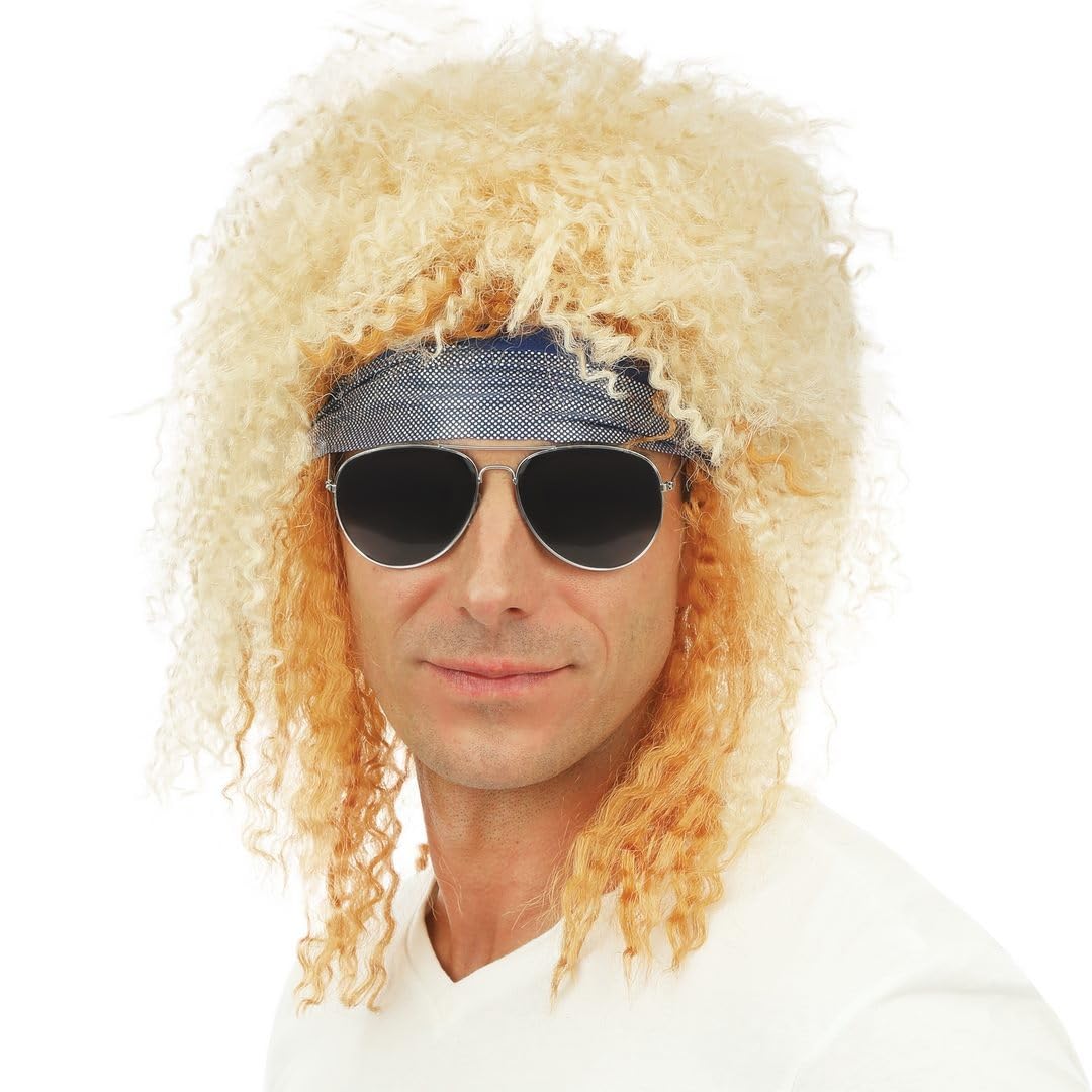 ptit-clown-23750-rockerper-cke-blond-mit-stirnband-erwachsene image 1
