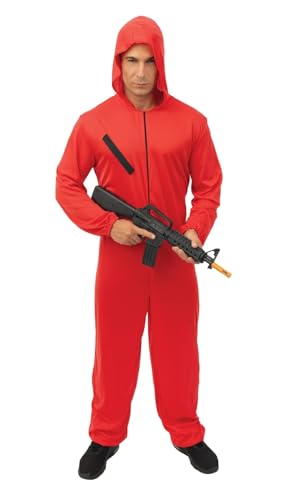 p-tit-clown-r-uber-kost-m-erwachsene-roter-overall-mit-kapuze-s-m image 8