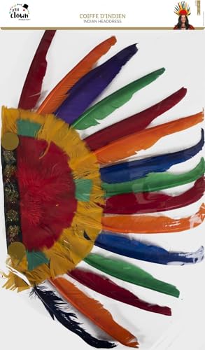 ptit-clown-18670-indianer-federschmuck-14-federn-mehrfarbig image 8